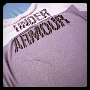 Under armour long sleeve two toned shirt